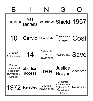 INBOX BINGO Card