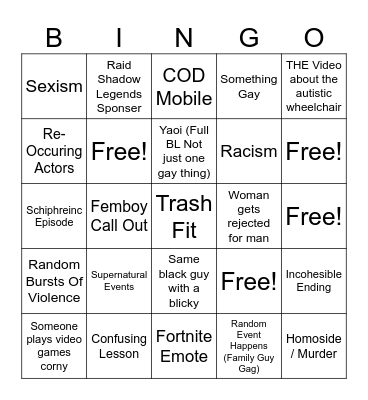 Tomorrow Teaching Board Bingo Card