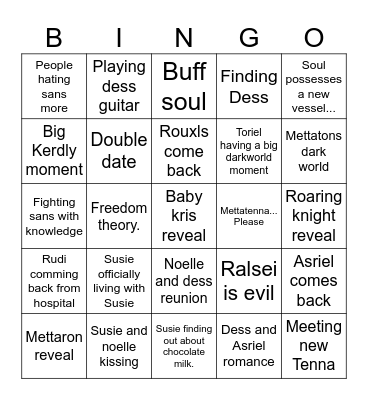 Subgs9 Bingo Card