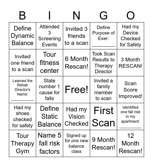 Exer AI BINGO Card