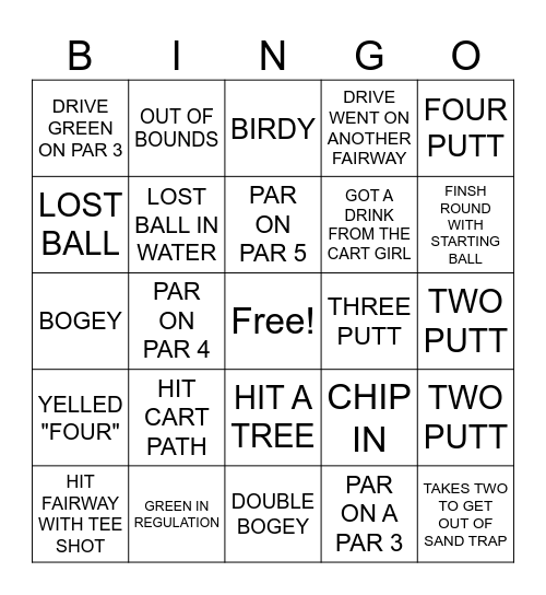SWEATHEART Bingo Card