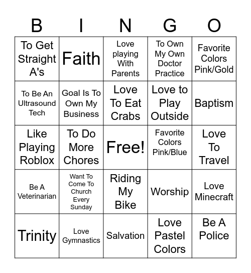 FUMBC YOUTH EXPLOSION Bingo Card