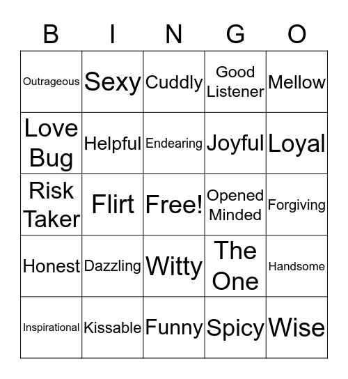 "It's a Love Thang! Finding my way back to Love" Bingo Card