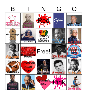 February Bingo Card