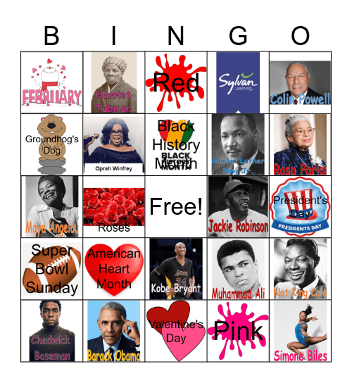 February Bingo Card