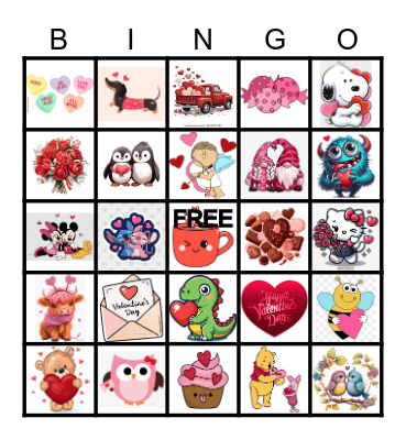Valentine's Bingo Card