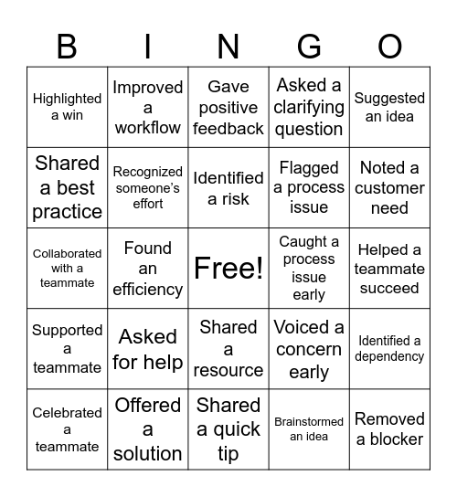 PBE Bingo Card