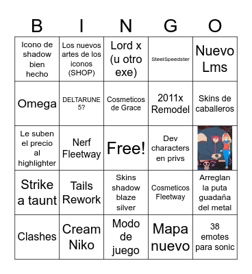 ACTU 06/02/26 OM Bingo Card