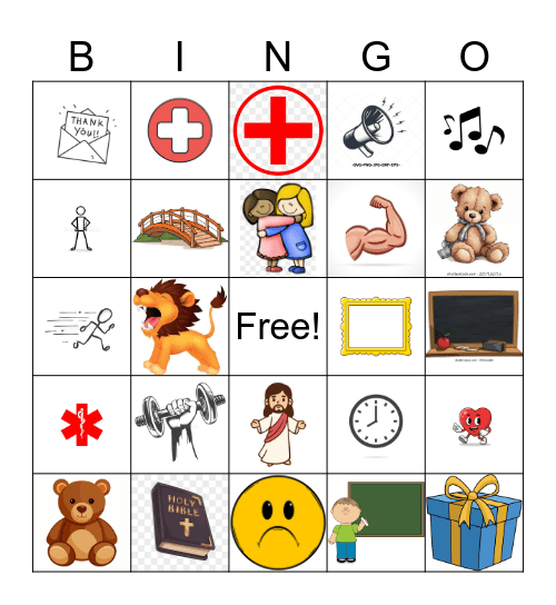 How God Uses Beth Bingo Card