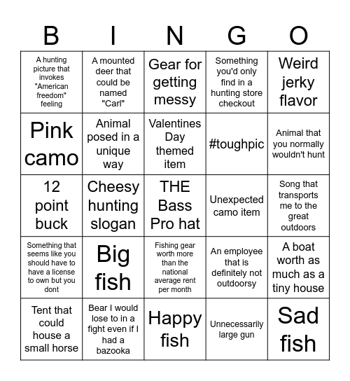 Aloah's Pass Bro Bingo Card