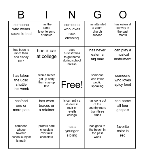 EGYPT HC BINGO! Bingo Card