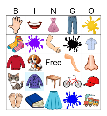 French Bingo! Bingo Card