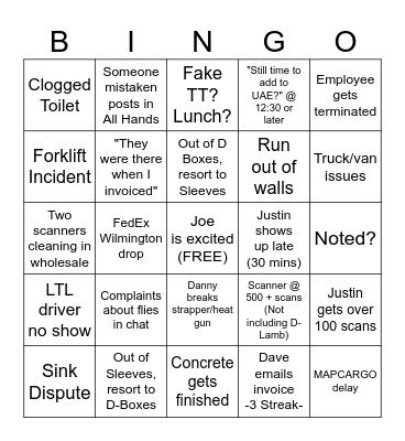 FLAG BINGO SEASON 2 Bingo Card