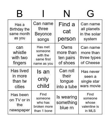 MUTMLSA Symposium Bingo Card