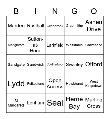 Library Bingo Card