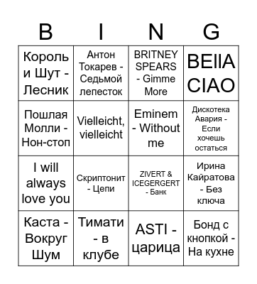 Happy Birthday Bingo Card