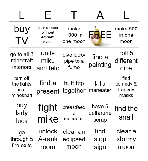 BINGO COMPANY Bingo Card