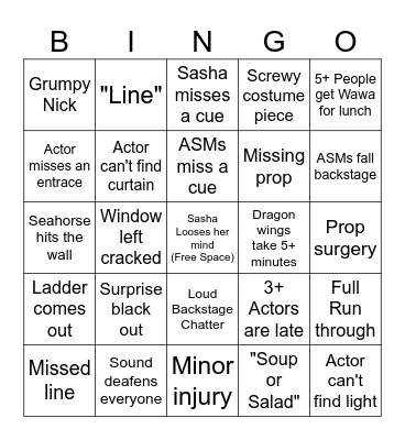 Tech Bingo Card