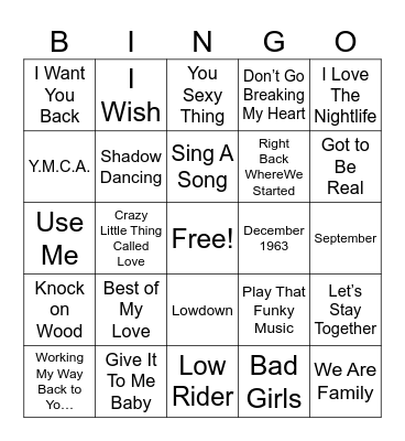^^^^^^^^3^^^^^^^^ Bingo Card