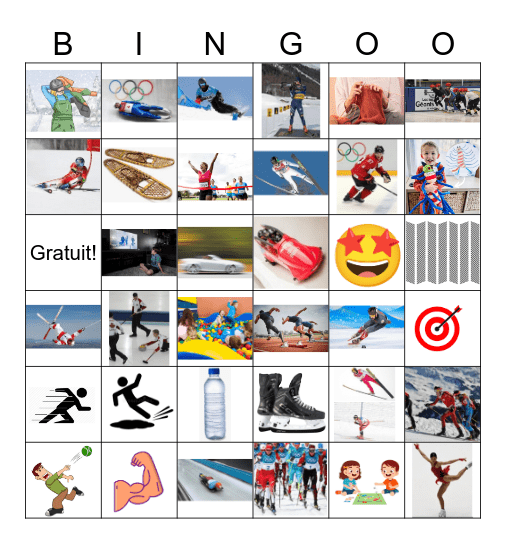 Bingo Olympiques 3 Bingo Card