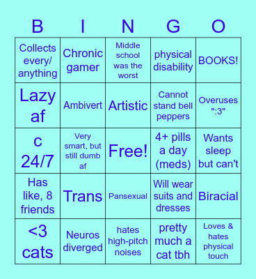 TPCA BINGO! >:3 Bingo Card