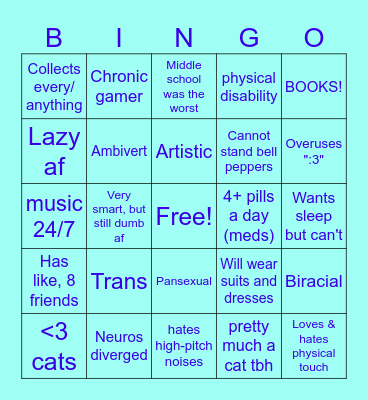 TPCA BINGO! >:3 Bingo Card