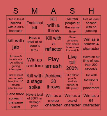 I hate you Zach Bingo Card