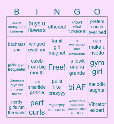 saumya culture Bingo Card