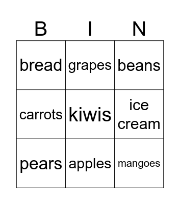 SM2_U4_Market Bingo Card