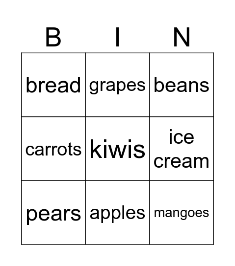 SM2_U4_Market Bingo Card