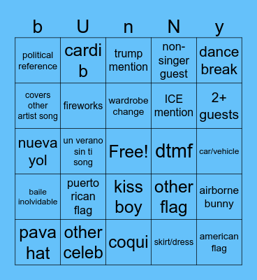 benito bingo Card