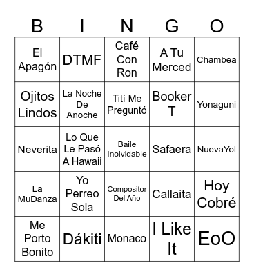 Super Bowl Predictions Bingo Card