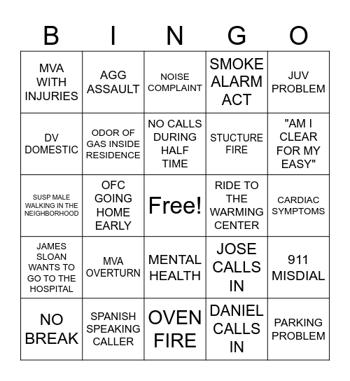 SUPERBOWL 2026 Bingo Card