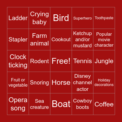 Super Bowl Bingo 2 Bingo Card
