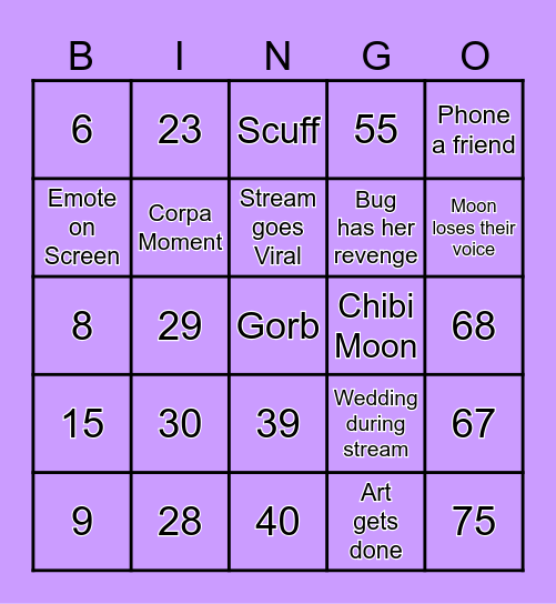 STIMATHON BINGO Card