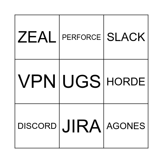 Broken Tools #1 Bingo Card