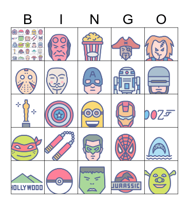 Movie Bingo Card