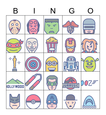 Movie Bingo Card