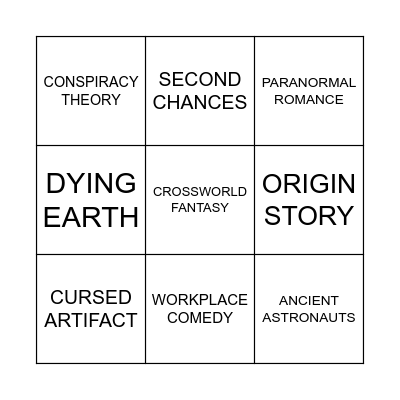 Tempest Raven Judging Bingo Card