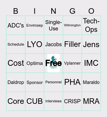 UNICORN BINGO! Bingo Card