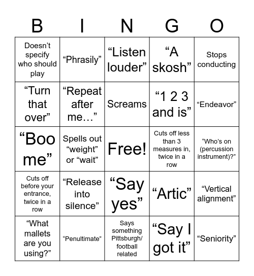 Blingo V4 Bingo Card