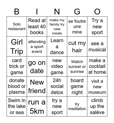 2026 BINGO Card