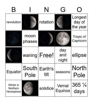 ESM Part 1 Bingo Card