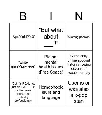 Heated Rivalry Toxic Bingo Card