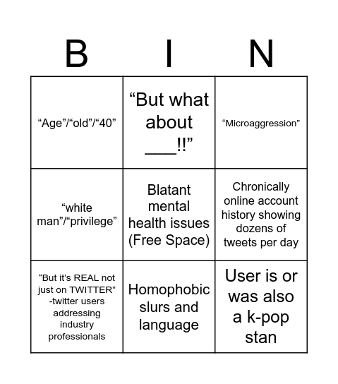 Heated Rivalry Toxic Bingo Card