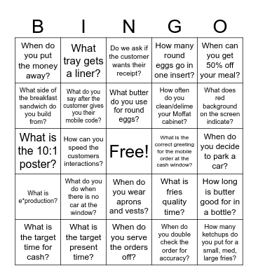People Week- Trivia Tuesday Bingo Card