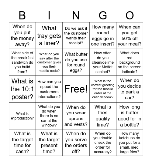 People Week- Trivia Tuesday Bingo Card