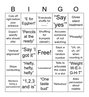 BLINGO! V2 Bingo Card