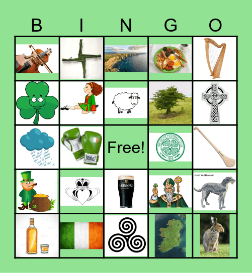 Happy St. Patrick's Day! Bingo Card