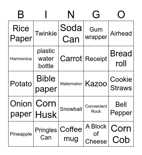 Does it Blaze? Bingo Card